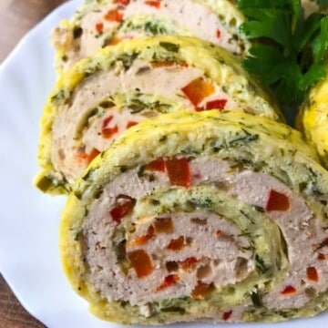 Chicken and egg rolls or pinwheels